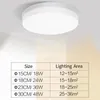 Plafond rond Chandelier LED LED LAMPLES MODERNES LED pour la salle de bain cuisine salon Light Ceil Laut d'éclairage