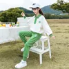 Conjuntos de roupas Primavera Outono Meninas Algodão Contraste Bordado Zip Preppy Moletom Sweatpant Escola Crianças Tracksuit Criança Jogger Outfit