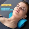 Tillbehör Nacke axelavslappnande bår Cervical Traction Device Chiropractic Pillow Cloud för smärtlindring Ryggradsinriktning