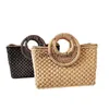 TOTES 2023 FASION CASUAL WOVEN and BAGN SILLEGIN SILLECON VERSATILE RETRO SQUARE WAMENS BANG Luxury Designerh24219