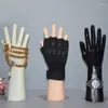 Schmuckbeutel, Handschuhe, Modellständer für Heimdekoration/Juweliergeschäft, Schwarz/Weiß/Hautton