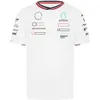 F1T-shirt combinaison de course édition équipe 2024 combinaison de course T-shirt à manches courtes édition équipe d'usine T-shirt de travail en équipe col rond modèle personnalisé à manches courtes