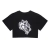 Ontwerper-T-shirt voor dames Y2K-shirts, ronde hals, korte mouwen, dierenprint, sport-T-shirt, Aziatische maat S-L