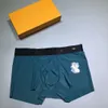 Toppdesigner L Mens Underwear Luxury Blue Green Black Mens Underpants Bekväma mjuka män Underkläder 3-delad Box Size L XL XXL XXXL