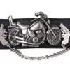 Relógios de pulso Punk Relógio de Pulso Série Rock Chain Motocicleta Padrão Estéreo Homens e Mulheres Personalidade Hip Hop Pulseira Cuff Gótico