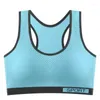 Yoga Outfit Plus Size Sports Bra Mulheres À Prova de Choque Correndo Top Reunir Push Up Secagem Rápida Beleza Voltar Fitness