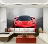 Personnalisé n'importe quelle taille 3D voiture de sport affiche Po papier peint salon étude chambre TV fond Mural papier peint De Parede 3D17626061674132