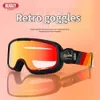 Beasley Vintage kask gözlük 4 mevsim ön cam motosiklet sürme kum geçirmez gözlük