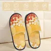 Slippers Beautiful Japan Kimono Slipper For Women Men Fluffy Winter Warm Indoor