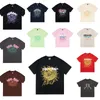 Maglietta Sp5der 555555 Young Thug Mans Donna Stampa schiumosa di qualità Designer Maglietta da uomo Spider Web Grafica Rosa Felpe Y2k T-shirt Pullover Top Tees