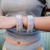 Stage Wear Belly Dance Hand Cuff Bijoux Brassard Performance Diamant Bracelet Strass