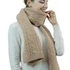 LONGMING Femmes Scraf Hiver 100% Laine Mérinos Hommes Cachemire Écharpes pour Dames Tricoté Wrap Châle Chaud Automne Luxe Silencieux 240201