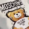 春/夏のデザイナーファッションブランドショートスリーフラウンドネックTシャツユニセックスレターリラックスしたカジュアル、豪華な短袖の漫画ベアTシャツ