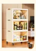 Clothes bag free installation folding locker sundries storage balcony bookcase bedroom floor shelf corner shelf