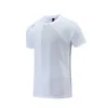 Sports quick drying clothes sweat absorbing and breathable running clothes elastic fitness clothes outdoor hiking loose top short sleeved mens t-shirt 230516