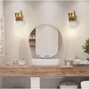 Lampa ścienna nordycka minimalistyczna salon lustro sypialnia przednie kryształowy makijaż łazienki dekoracyjny