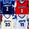 2023 C-USA Darius McGhee Liberty Flames Custom Ed Mens Youth Basketball Jersey Colin Porter Brody Peebles Isiah Warfield Stephen Burgraf Jerseys