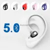 Mobiltelefonörlurar Mini In-Ear 5.0 Bluetooth Earphor HiFi Wireless Headset med MIC Sports Earbuds Handsfree Stereo Sound för alla telefoner YQ240219