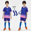 Jerseys Boys Football Jersey tracksuit Child Soccer Sports Uniforms Kids Play Ball Sportswear Kits vest childrens football suit Socks
