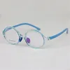 Solglasögon ramar ultralight tr runda barn glasögon ram söt transparent design pojke tjej långsynt optiska dekorativa glasögon c024