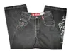 Pantalones para hombres JNCO Jeans Y2K Harajuku Hip Hop Gráfico Baggy Retro Denim Para hombre para mujer Gótico Cintura alta Pantalones de pierna ancha