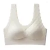 Bras Sexy Lace Beautiful Back Underwear Women's Own Chest Pad Gathered On The Collection Side Milk No Steel Ring Bra