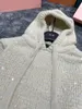 Dapu Hoodie Damskie bluzy z kapturem wełna wełna sweter dzianin elastyczne krótkie skoczki cekin brokat jesień i zimowe topy mody