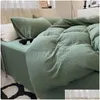 Set biancheria da letto Set di lenzuola Matrimon...King Size Copriletto Biancheria da letto Piumino da letto Er Coppia Lenzuolo matrimoniale Comfort Consegna a domicilio Gar Dhu4L