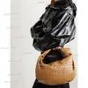 Cowhide Knot 36cm Totes Weave Real Leather Handmade Sling大容量買い物客のバッグデザイナー下の腕バッグの財布とハンドバッグ2485 44 62 45