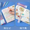 6/12st färgade pennor set gel penna multicolor 0,5 mm bläck finpunkt färgning ritning doodling scrapbooks journal stationery