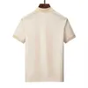 Masculino GG T-shirt designer jogo termina tendência de moda high-end camisa polo camisa de algodão cor sólida camisa de manga curta magro respirável masculino rua masculino t-shirt EUA tamanho NO2