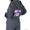 White Fox Hoodie Woman Hoodie Tracksuit