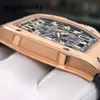 RM Wrist Watch Pilot Watch RMWatches Wristwatch RM67-01 herreserie RM6701 Rose Gold Limited Edition Automatisk kedjan Ultra Thin Wrist Watch