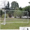 Balles Backyard Soccer Ball But Net Coton Mesh Football Sports Sangles Remplacement pour enfants Adts Gates Formation Drop Livraison Dhhwc