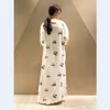 レディーススリープウェアワンピースレディースドレスパジャマナイトガウンホームウェアルームウェアパンダかわいい服ロングスリーブ