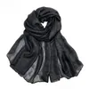 Foulards à la mode dames écharpe lin couleur pure soie doux châle0186905038415387 livraison directe accessoires de mode chapeaux, foulards Glov Dh3Vw