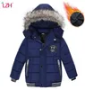 LZH Toddler Baby Boys Winter Jackets for Boys محرك أقنعة دافئ سميك أسفل السترة الأطفال 039S معاطف الخارج