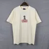 Kith x Biggie Rap Rap Black Afro Afro Drukowane krótkie t-shirt mężczyzn i kobiety