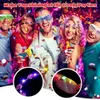 Sun Glasses 48Pcs Crown Headband Multicolor LED Flower Wreath Light Up Glow Shutter Shades Glasses Party Supplies