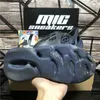 Designer New Slides Mens Foam Runner Slipper Graffiti Bone Mineral Blue Resin Desert Sandy Pure Rubber Slippers Summer Brown Flat Men Women Beach Outdoor Indoor