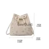 Borse a tracolla Donna Borsa a tracolla con coulisse Borsa a tracolla in paglia intrecciata da donna Estate Beac-andag All-maing InsH24219