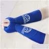 Wrist Support 2Pcs Volleyball Arm Sleeves Thumb Hole Design Super Soft High Elastic Breathable Forearm Padded Drop Delivery Sports Out Otirv