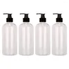 Garrafas de armazenamento para animais de estimação resistentes para dispensar líquidos duráveis bomba livre de bpa dispensadores portáteis loção de shampoo