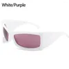 Sunglasses Outdoor 2000'S Punk Oversied Y2k Sport Sun Glasses Shades Cycling