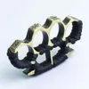 Finger Four Tiger Tiger Set Self Defense Ing Supplies Weapon Ring Ring Glass Hand Hand Fist Buckle 8247