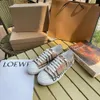 Stazione europea 2023 nuove scarpe da donna classiche plaid lettera solforazione colorata piccola fragranza scarpe da tavolo casual scarpe di tela