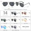 Solglasögon LM Upgrade Aviation Men Polarised UV400 Vintage Mirror Man G15 Lens Sun Glasses Women For Men Oculos de Sol