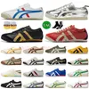 Top Quality Women Mens Onitsukasss Tiger Mexico 66 Running Shoes Silver Gold Off Green Red Yellow White Black Jogging Walking Sneakers Tigers Slip-On Canvas Trainers
