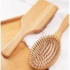 Peine con colchón de aire Peluquería Masaje de madera Cepillo para el cabello Cepillo para el cabello Peine de paleta Fácil para uso húmedo o seco Cerdas flexibles Todo tipo de cabello Largo Grueso Rizado