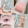 Flower Knows Swan Ballet Eyeshadow Matte Shimmer Chameleon Waterproof 6 Color Eye Shadow 240123